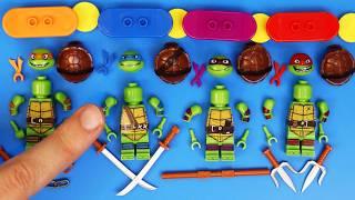 LEGO Teenage Mutant Ninja Turtles on Skateboards: minifigures Unofficial Set