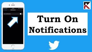 How To Turn On Push Notifications Twitter iPhone