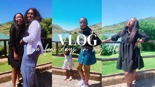 VLOG:  Alwande's Blazer Ceremony | Lunch With The Kids | Doing My Mom's Hair + Faux Locs Tutorial