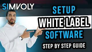 How to set up white label software on Simvoly (2024)