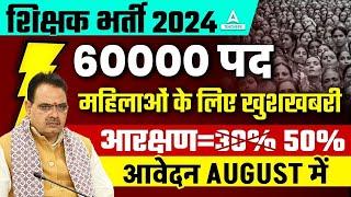 New शिक्षक भर्ती 2024 | Posts: 600000 | Upcoming Rajasthan Teacher Vacancy 2024