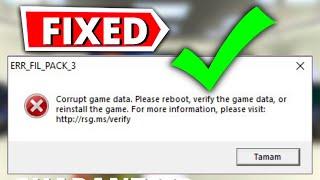 How To Fix GTA 5 Corrupt Game Data Please Reboot