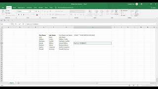 Merge Two Columns -Excel - Simple Way - Excel Tips