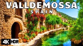 Discovering Valldemossa in Mallorca, Spain's Enchanting Village|4K HDR Mallorca virtual Walking Tour