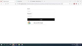 Oauth login with google account in php.