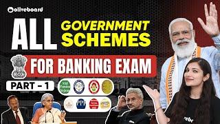 All Government Schemes For Banking Exam 2024 | Part-1 | Government Schemes 2024 | By Sheetal Mam
