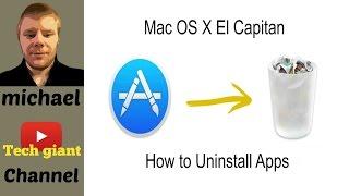 How to Remove:Uninstall Apps Mac OS X El Capitan‎