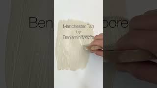 Manchester Tan by Benjamin Moore is a warm inviting neutral paint color that perfect for your home.