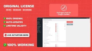 Hydrogen Pack with License Key | Oxygen Builder Addons | Premium WordPress Plugin at cheap price