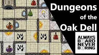 Dungeons of the Oak Dell Preview | Roll & Write Competitive & Solo Dungeon Crawler | Sponsored