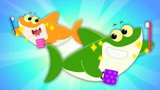 Baby Shark Brush Brush Nag Song | Sea Animal Song | Nursery Rhymes & Kids Songs