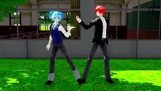 【MMD 暗殺教室】Go Girl - Pitbull 【Akabane Karma & Shiota Nagisa】