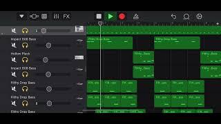 make a bass line on iphone garageband