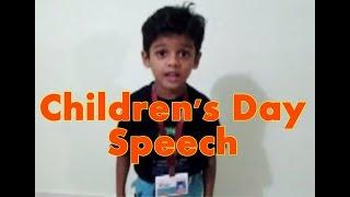 Children's Day Speech in English for Students (LKG/UKG)