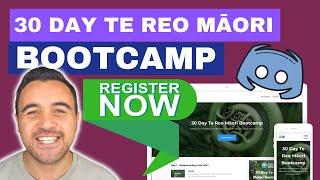 30 Day Te Reo Māori Language learning Bootcamp | Starting in Te Reo Maori