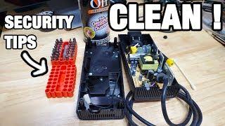 How to Clean Xbox 360 S Slim Black Power Supply