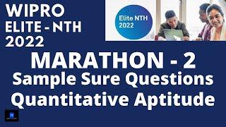 Wipro Aptitude Questions and Answers | Elite NTH 2022 - Sample Questions with Solutions (MUST DO)