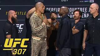 Faceoffs from the UFC 307 pre-fight press conference | ESPN MMA