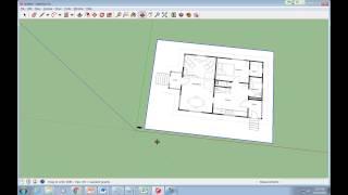 SketchUp House 1 - Import a Floor Plan