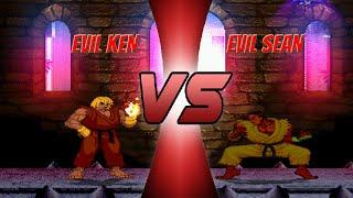 MUGEN - Street Fighter - Evil Ken vs. Evil Sean