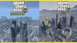 gta 5 pc Vs gta 5 mobile comparison  #gta5android #gta5mobile #gta5 #gta5pc