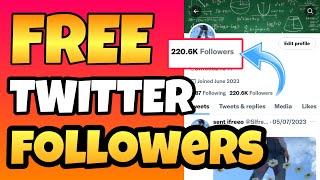 How to get TWITTER Followers Fast IN 2 Minutes || Free Twitter Bot Followers 2024