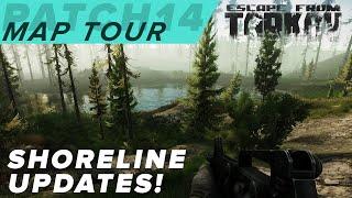 Shoreline Map Update Tour - Tarkov Patch 14.0 - What's changed?