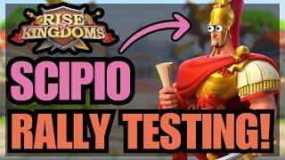 Scipio Ameilianus RALLY TESTING! Shockingly BAD Rally?!?! Rise of Kingdoms