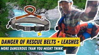 Packraft Tutorial - Dangers of paddle leashes + releasable chest harness