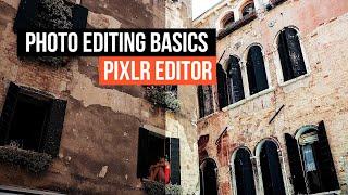 Photo Editing Basics - Enhance image (Pixlr Editor)