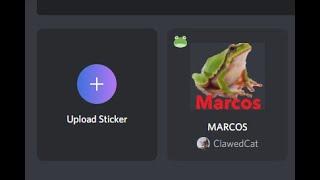 How To Upload STICKERS To Discord! (new update)