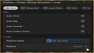 *NEW* Clicker Mining Simulator Script (PASTEBIN 2023) (AUTO FARM, AUTO SELL, AUTO EQUIP)