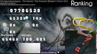 osu!taiko Fleshgod Apocalypse - The Deceit / The Violation [Raiden's Terror Oni] SS