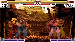 MUGEN - Evil Ryu & Evil Ken vs. Evil Dan & Evil Sean - Download