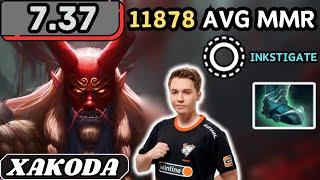 7.37 - Xakoda GRIMSTROKE Hard Support Gameplay 32 ASSISTS - Dota 2 Full Match Gameplay