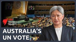 Australia backs UN proposal recognising Palestinians' sovereignty over natural resources