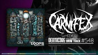 Deathcore Drum Track / Carnifex Style / 110 bpm