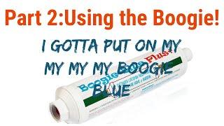 More about the Boogie Blue filter- Great for organic gardening and water prep