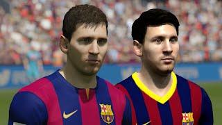 FIFA 14 vs FIFA 15 Faces! feat Messi, Suarez, Hazard & More! | HD 1080p