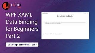 WPF XAML Data Binding for Beginners Part 2