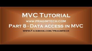 Part 8  Data access in mvc using entity framework