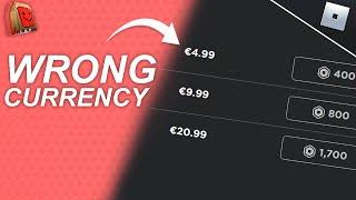 [FIX] Roblox Showing Wrong Currency When Buying Robux