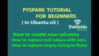 How to create new columns and replace null values with zero | Pyspark tutorial