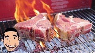 Grilled T Bone Steak Florentine Style | How to Cook a Florentine Steak - Cooking with Charcoal