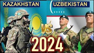 Kazakhstan vs Uzbekistan Military Power Comparison 2024 vs