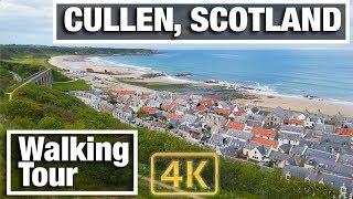 4K City Walks: Cullen, Scotland Virtual Walk on Moray Firth