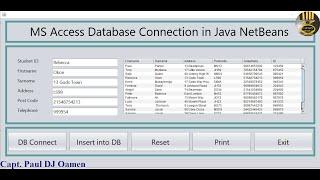 How to Create MS Access Database Connection in Java NetBeans - Part 1 of 3