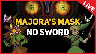 Can You Beat MAJORA'S MASK Without a Sword? (LIVE)