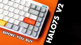 NuPhy Halo75 V2 Keyboard Review - Let there be light! | Before You Buy