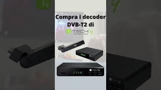 Decoder digitale terrestre dvb t2 per guardare la tv in HD by Techly